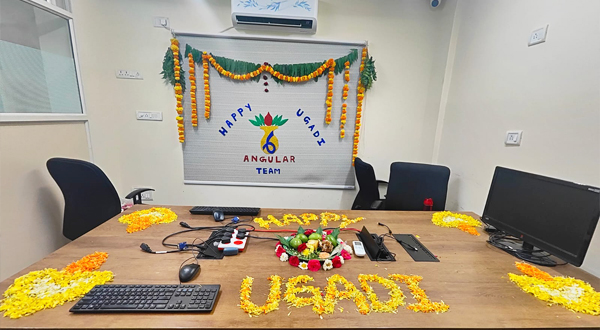 Ugadi decoration
